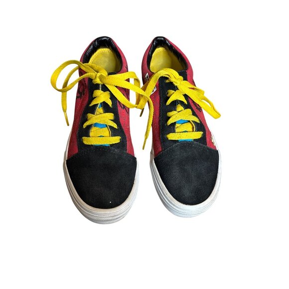 Van's Boy's Bart Simpson Ltd. Ed. Off The Wall SK8 Low Top Sneakers Size 3 - Picture 1 of 9
